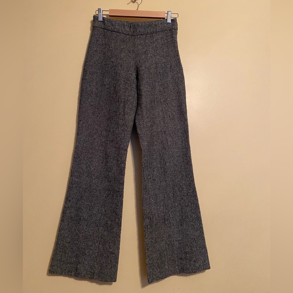 French Connection woman’s size 2 wool high waisted wide leg pants